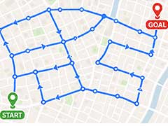 正確に取得された配布軌跡