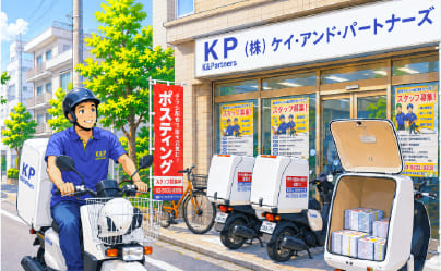 K&Partnersのポスティング会社イメージ