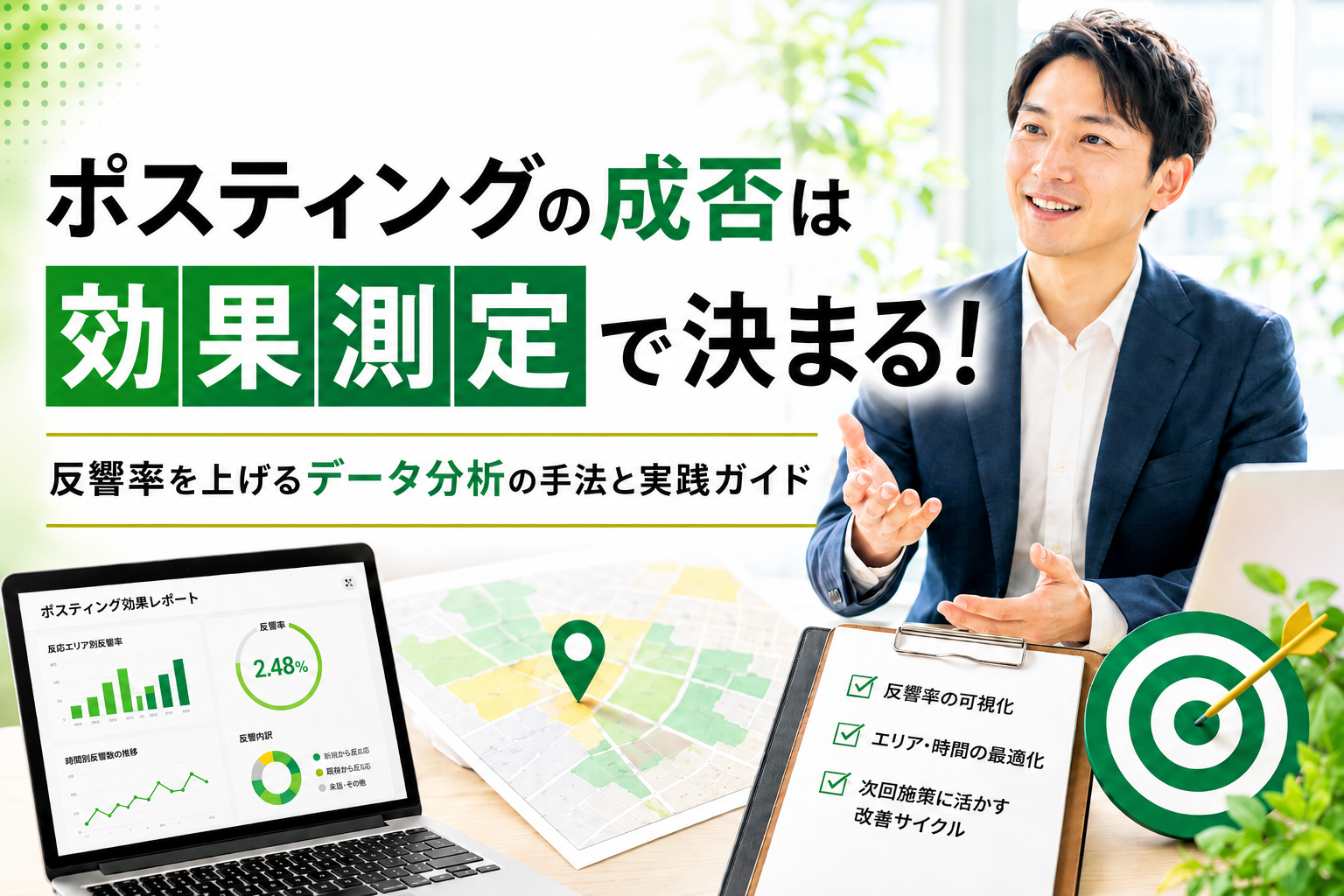 ポスティングの効果測定と反響率改善
