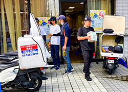 自社採用・研修と現場指導のイメージ