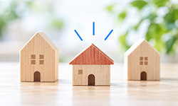 住宅が並ぶイメージ