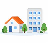 住宅指定のイラスト