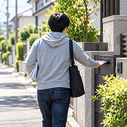 自分でポスティングする人