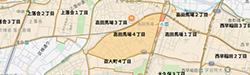 高田馬場4丁目周辺地図